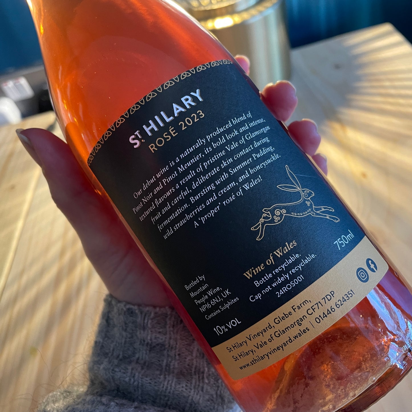 St Hilary Vineyard Welsh Rose, Vale of Glamorgan