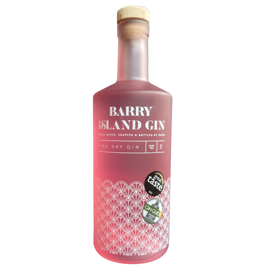 Barry Island Pink Dry Gin Bottle