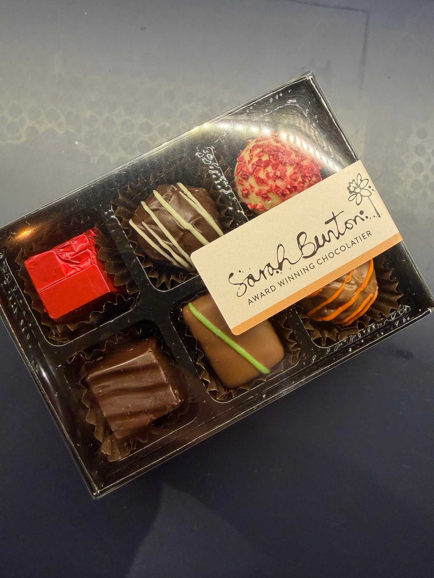 Sarah Bunton 6 Chocolate Selection Box