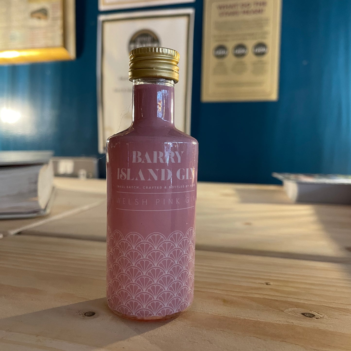 Barry Island Pink Gin 5cl Miniature Bottle