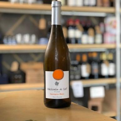 A bottle of Domaine Joël Delaunay `Macération de Soif` Sauvignon Blanc Vin Orange Orange Wine