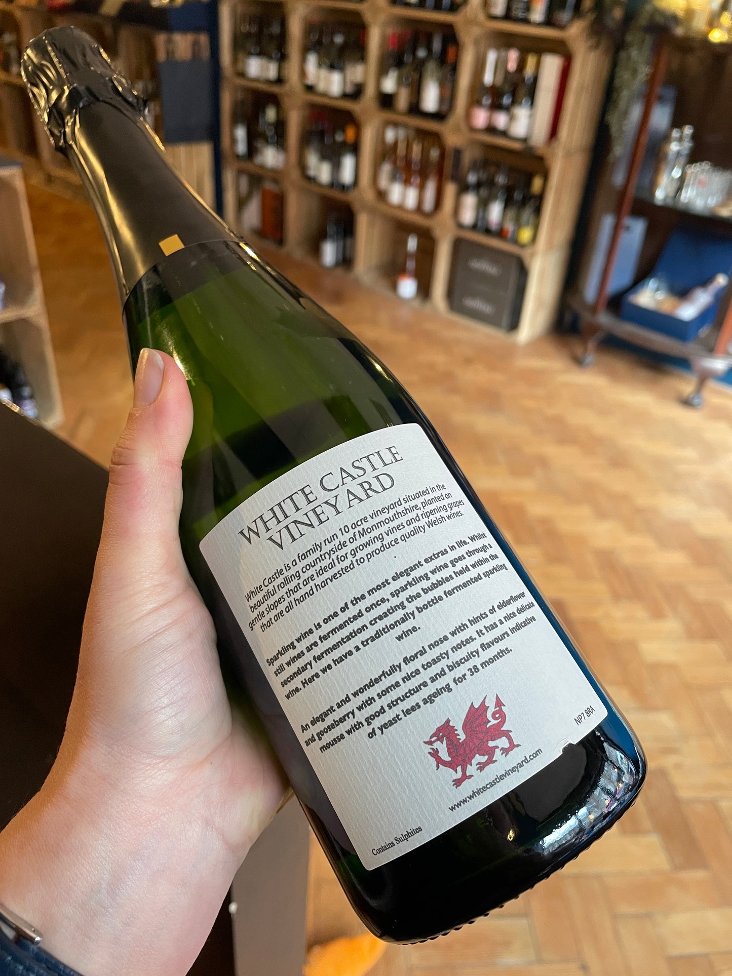 White Castle Vineyards Sparkling Welsh Wine