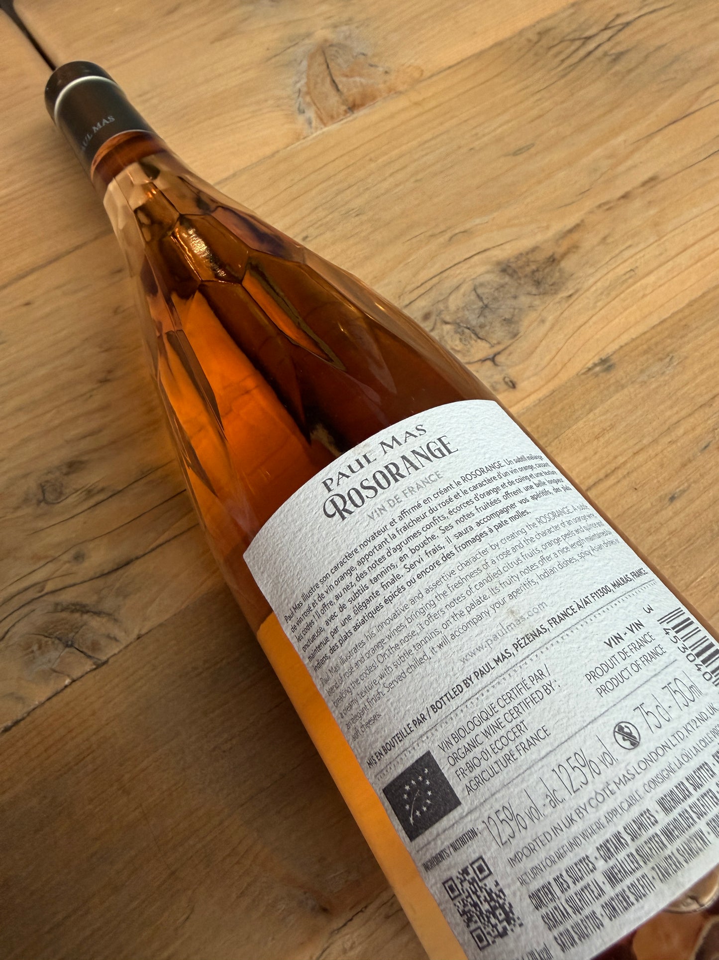 Paul Mas RosOrange, Organic French Rose Orange Wine