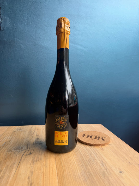 Borgofulvia Lambrusco Rosso Dolce Italian Sparkling Red Wine